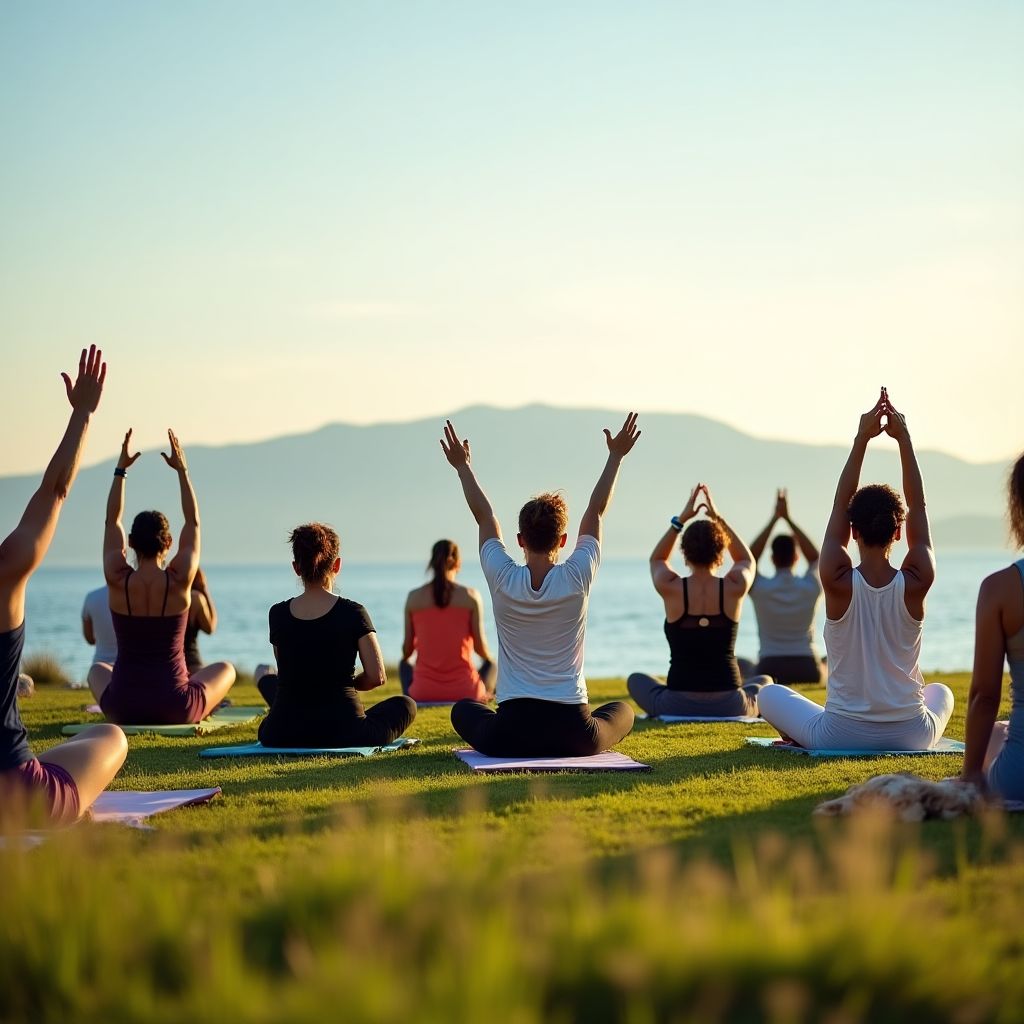 İzmir'de yoga pratiği